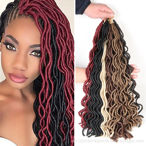 custom crochet double pack blonde faux locs, high temperature fiber natural blond jamaican crochet hair faux locs